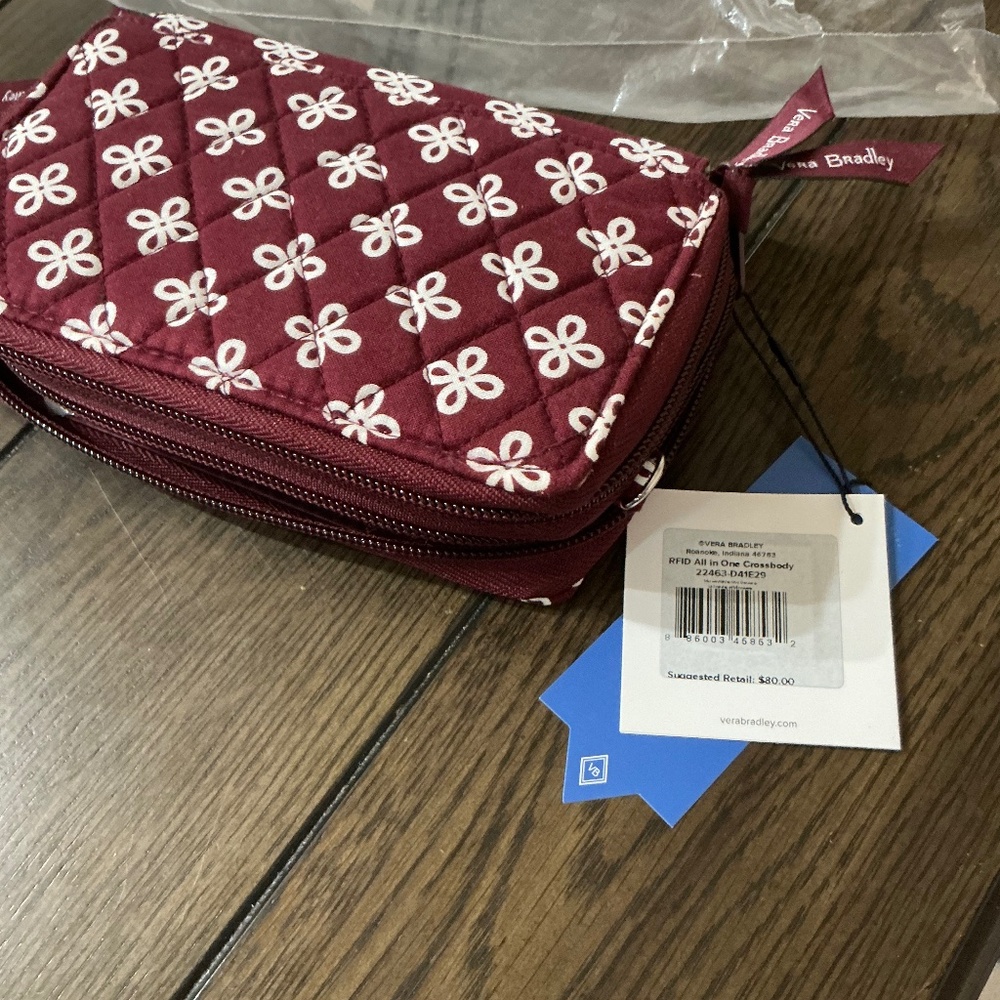 New Vera Bradley crossbody University of Minnesota